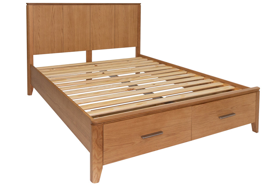 Lola - Oak 6Ft Super King Bed Frame