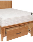 Lola - Oak 4Ft6In Double Bed Frame