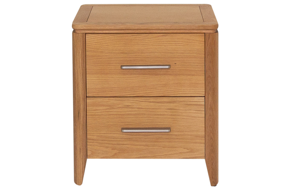 Lola - Oak 3 Drawer Bedside Locker