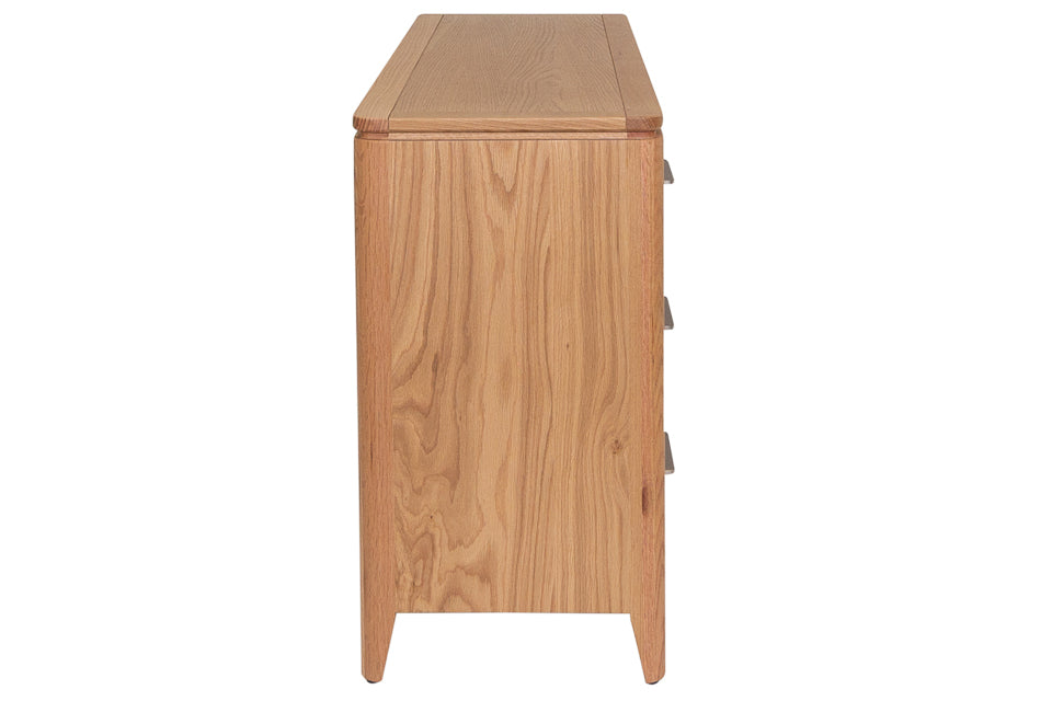 Lola - Oak 6 Drawer Dresser Chest