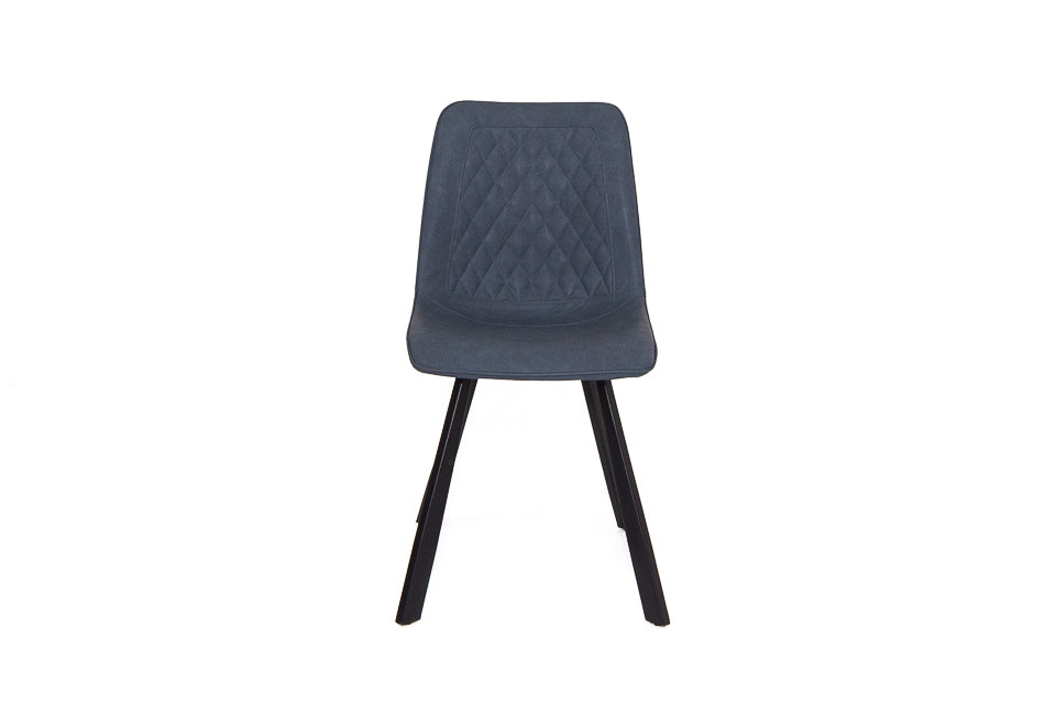 Lucan - Blue Faux Leather Dining Chair