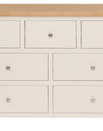Mallow - Cream And Oak 7 Drawer Dresser Chest