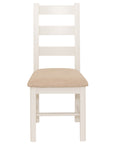 Mallow - Cream And Oak Dining Chair