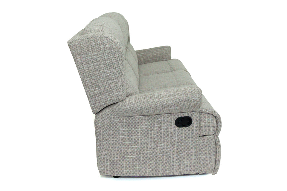 Malvern - Fabric 3 Seater Recliner Sofa