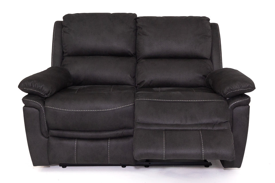 Marco - Grey Fabric 2 Seater Recliner Sofa