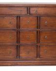 Mayfair - Walnut 11 Drawer Drawer Wide Chest