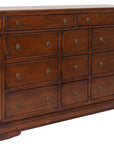 Mayfair - Walnut 11 Drawer Drawer Wide Chest