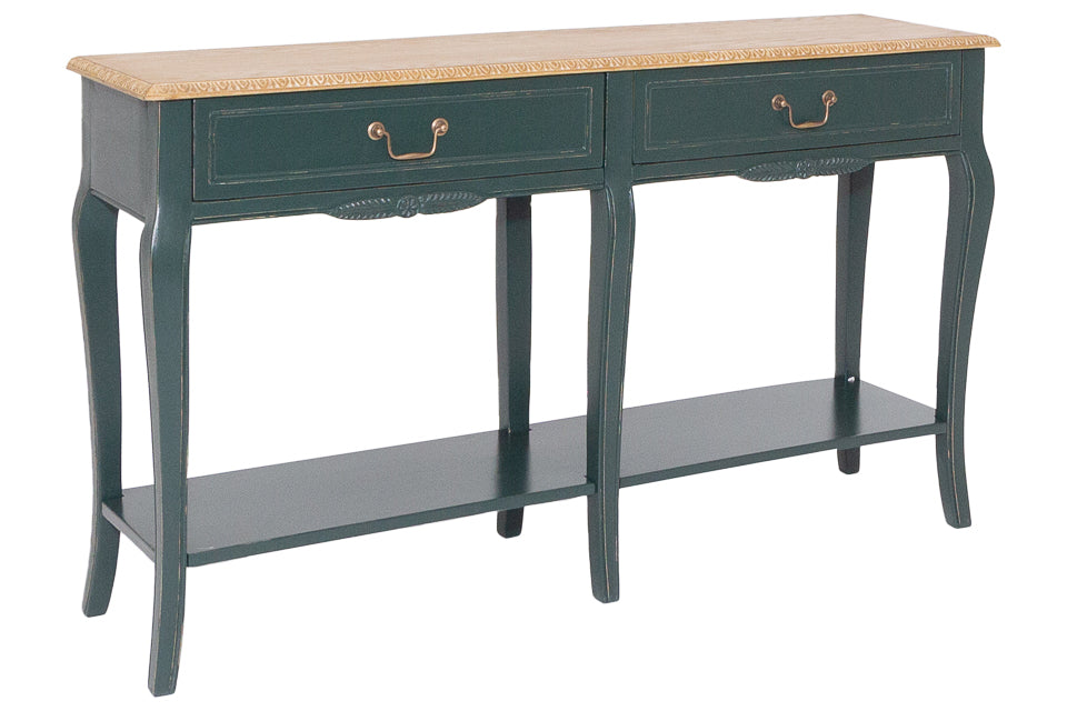 Melvin - Green Console Table