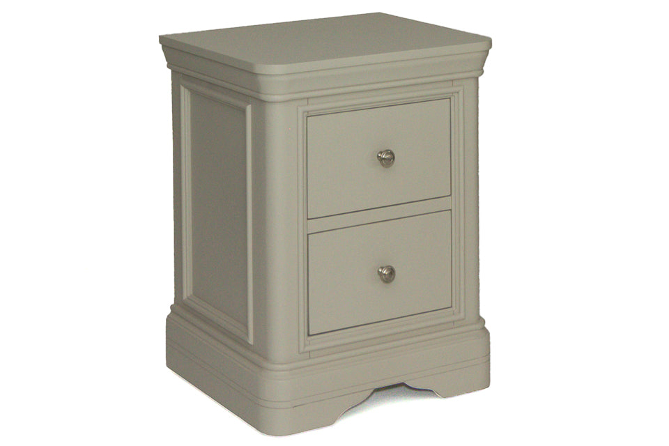 Merlot - Taupe 3 Drawer Bedside Locker