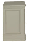 Merlot - Taupe 3 Drawer Bedside Locker