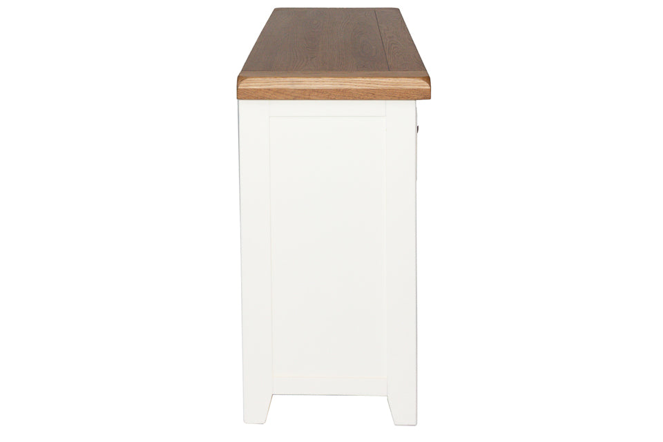 Milena - Cream And Oak 7 Drawer Drawer Wide Chest