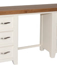 Milena - Cream And Oak Dressing Table And Stool