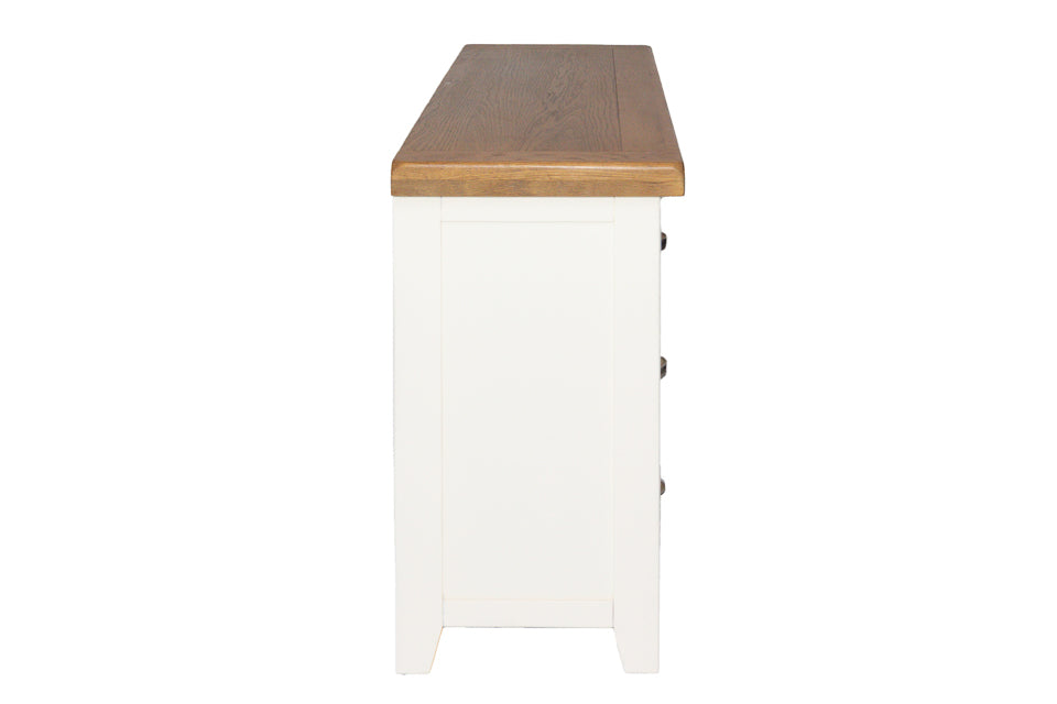 Milena - Cream And Oak Dressing Table And Stool