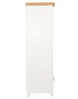 Milena - Cream And Oak 2 Door  Wardrobe With Drawers