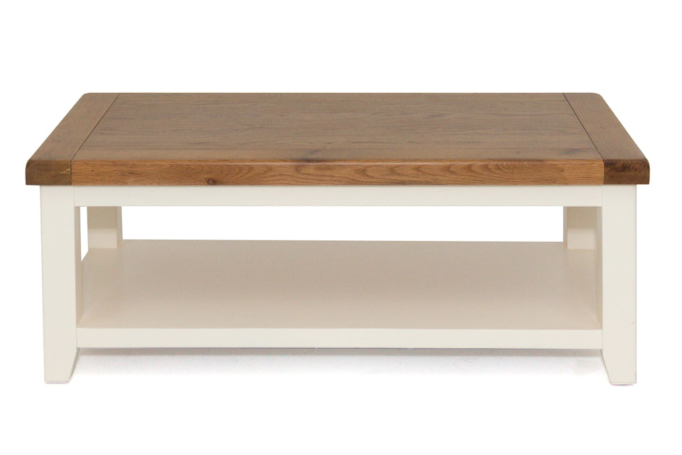 Milena - Cream And Oak Coffee Table