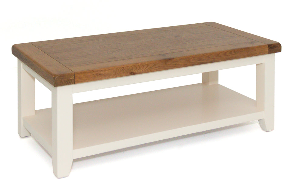 Milena - Cream And Oak Coffee Table