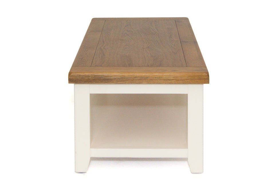 Milena - Cream And Oak Coffee Table