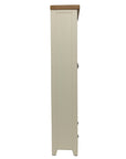 Milena - Cream And Oak Display Cabinet