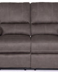 Milan - Grey Fabric 2 Seater Recliner Sofa