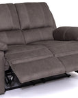 Milan - Grey Fabric 2 Seater Recliner Sofa