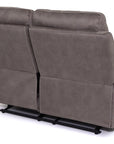 Milan - Grey Fabric 2 Seater Recliner Sofa