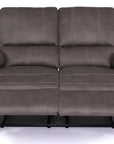 Milan - Grey Fabric 2 Seater Recliner Sofa