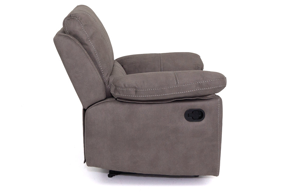 Milan - Grey Fabric Recliner Chairs