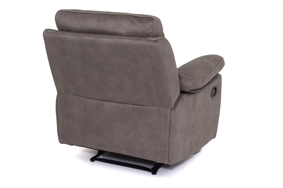 Milan - Grey Fabric Recliner Chairs