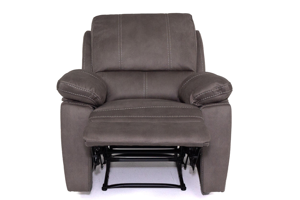 Milan - Grey Fabric Recliner Chairs