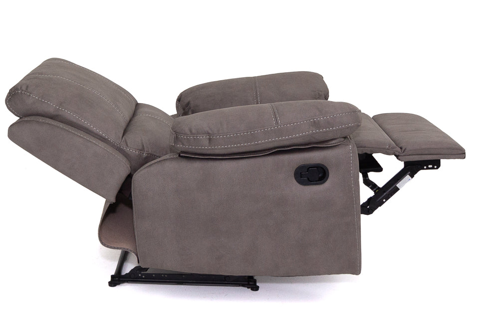 Milan - Grey Fabric Recliner Chairs