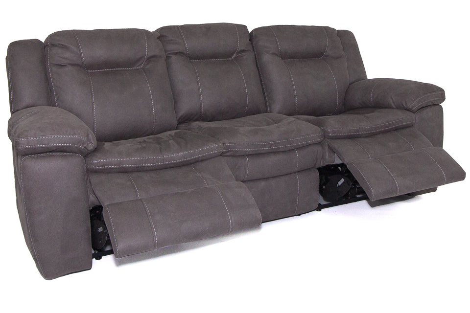 Nadia - Fabric 3 Seater Power Recliner Sofa