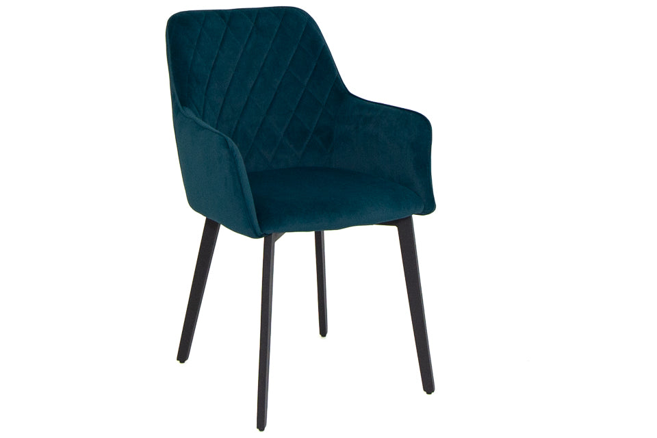 Neala - Teal Fabric Dining Chair
