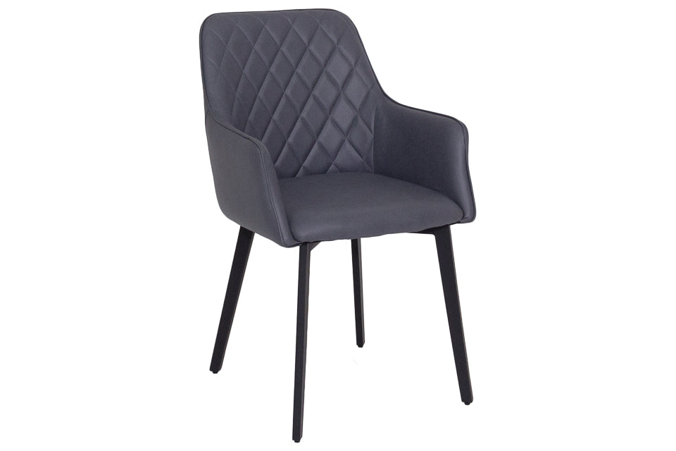 Neala - Grey Fabric Dining Chair