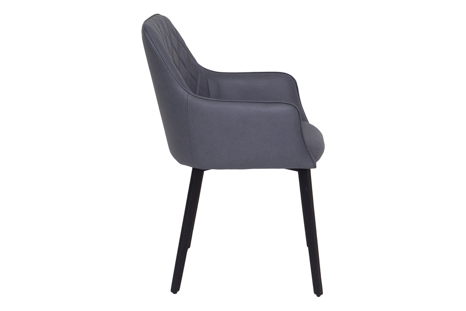 Neala - Grey Fabric Dining Chair