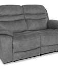 Neptune - Grey Fabric 2 Seater Recliner Sofa