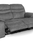 Neptune - Grey Fabric 2 Seater Recliner Sofa
