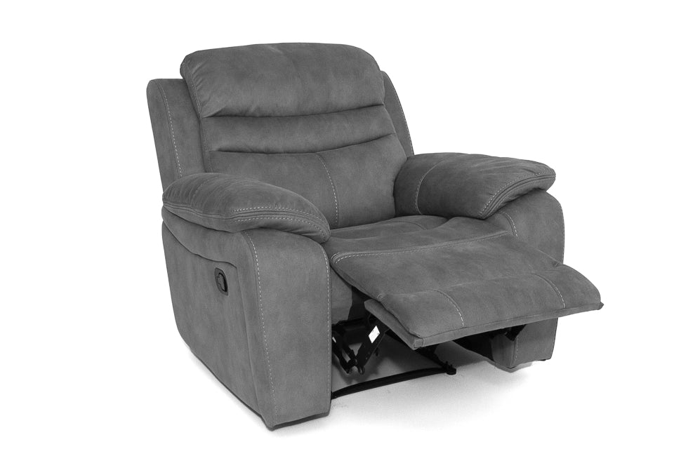 Neptune - Grey Fabric Recliner Chairs