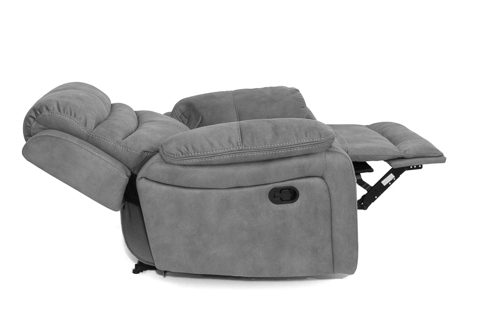 Neptune - Grey Fabric Recliner Chairs