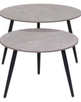 Nixon - Grey Pura Stone Set Of 2 Coffee Table
