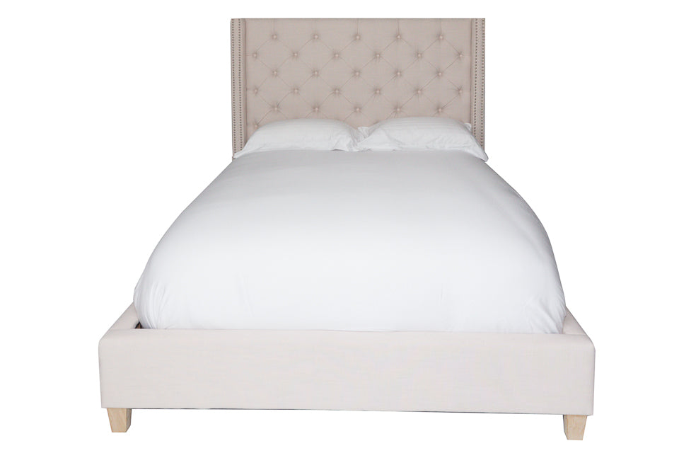 Nolte - Cream Fabric 5Ft King Bed Frame