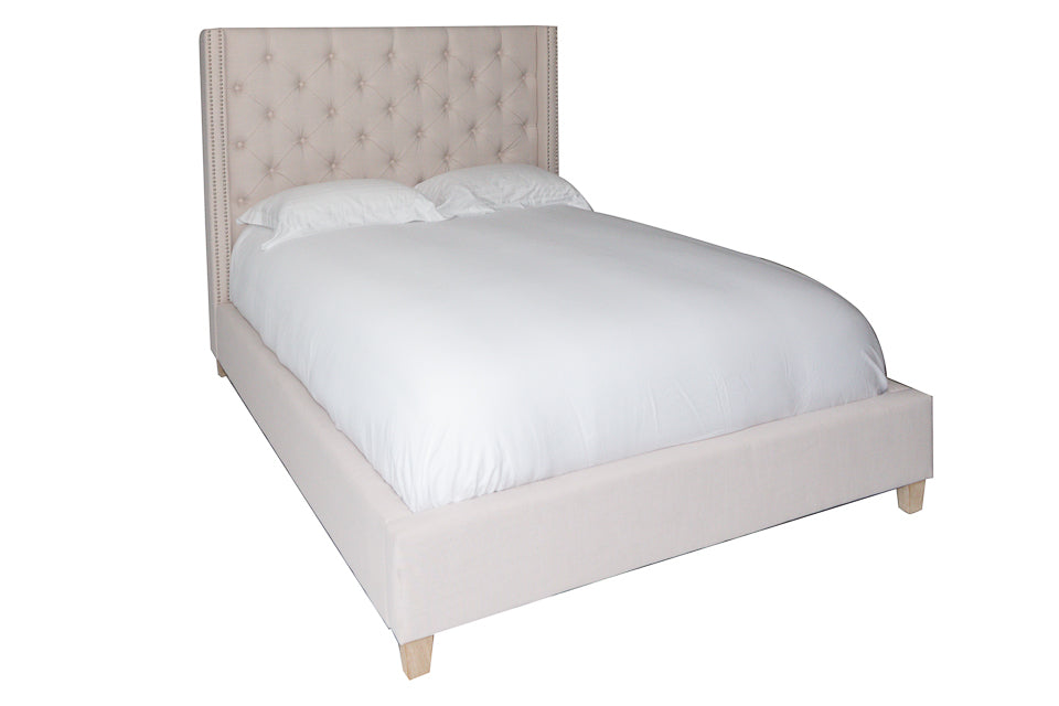 Nolte - Cream Fabric 5Ft King Bed Frame