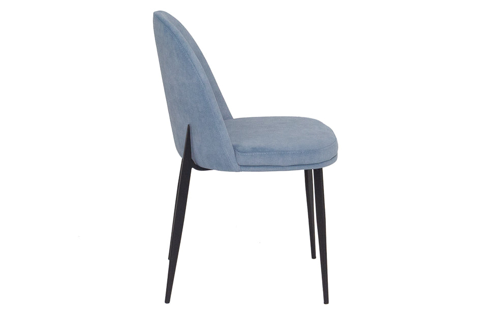 Nolan - Blue Velvet Dining Chair