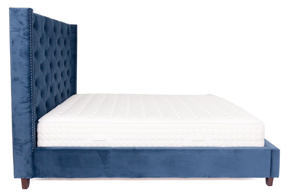 Nolte - Blue Fabric 6Ft Super King Bed Frame