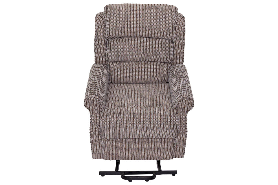 Norway - Cream Fabric Power Lift &amp; Rise Mobility Recliner Chair