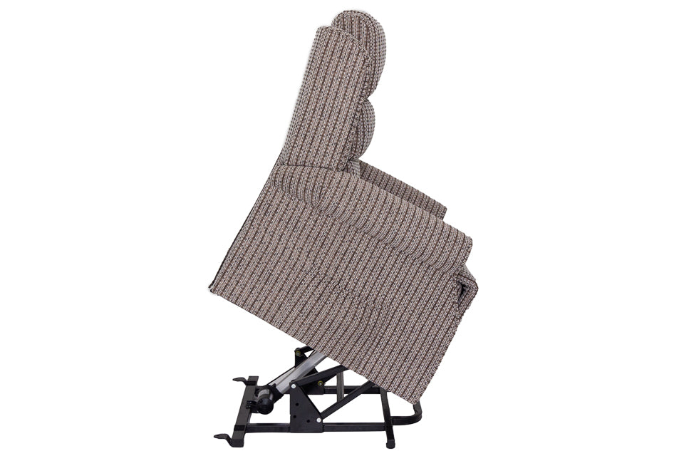 Norway - Cream Fabric Power Lift &amp; Rise Mobility Recliner Chair