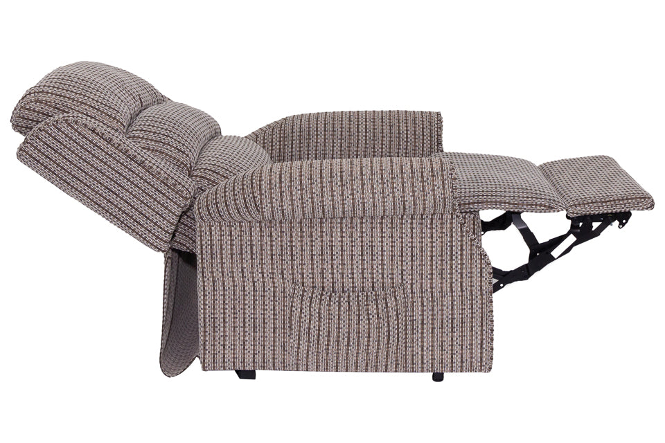 Norway - Cream Fabric Power Lift &amp; Rise Mobility Recliner Chair