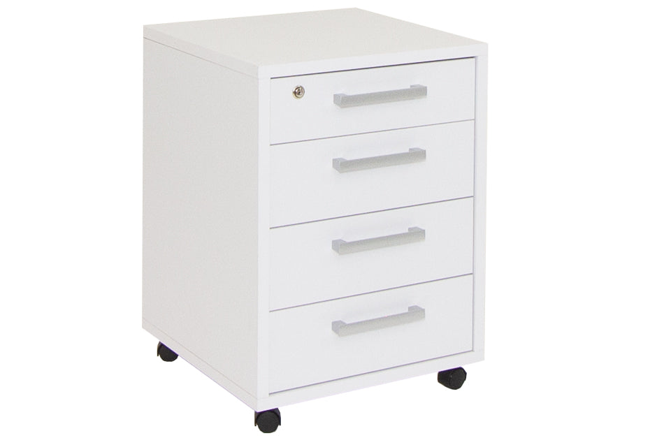 Nova - White 3 Drawer Storage