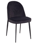Nolan Dark Grey Velvet Dining Chair