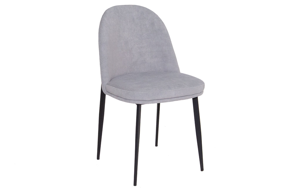 Nolan light Grey Velvet Dining Chair