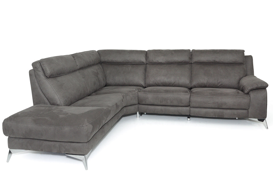 Oakland - Fabric Power Recliner Corner Sofa